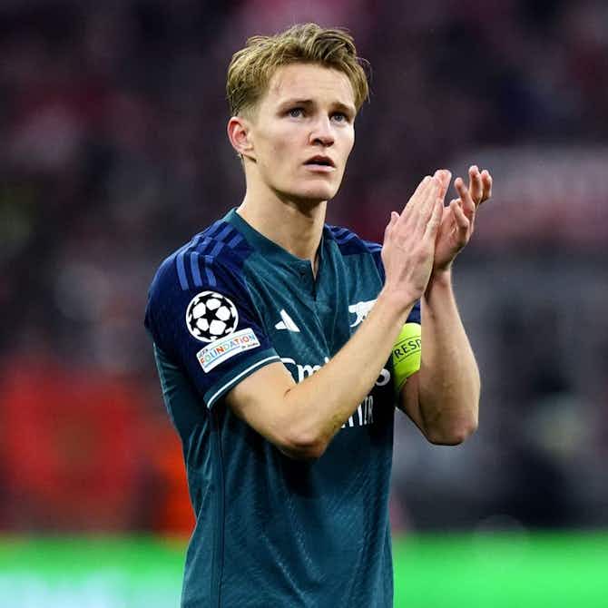 Preview image for We’ll get back up – Martin Odegaard urges Arsenal to respond to European exit