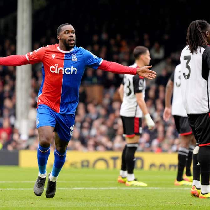 Preview image for Jeffrey Schlupp celebrates late wondergoal as Crystal Palace earn point at Fulham