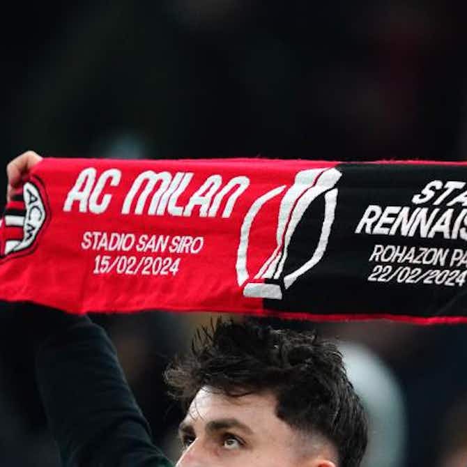 Image d'aperçu pour Rennes - AC Milan : les magnifiques images des supporters milanais en train de manger des galettes saucisses gratuitement