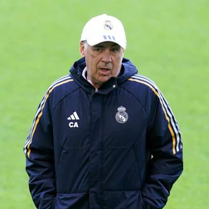 Image d'aperçu pour Real Madrid : Ancelotti annonce une grande nouvelle pour Courtois et se prononce sur Xavi