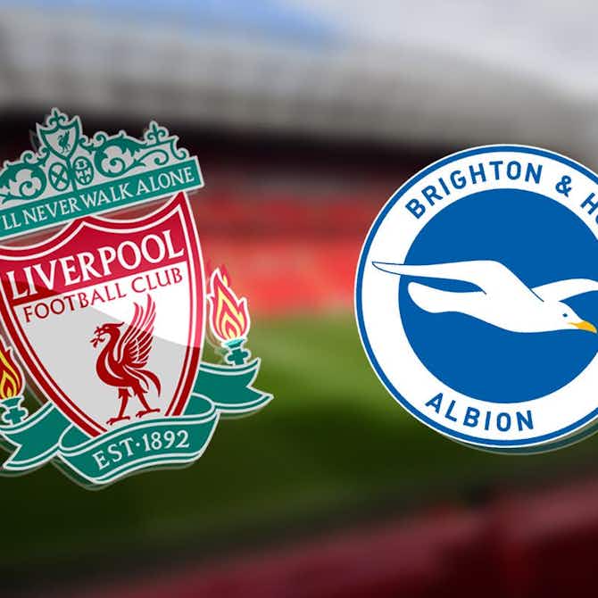 Preview image for Liverpool vs Brighton: Prediction, kick-off time, TV, live stream, team news, h2h results, odds