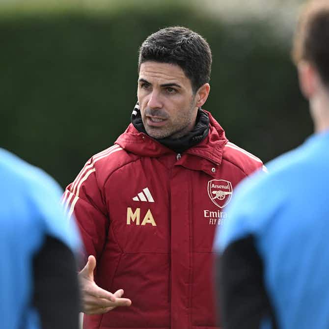 Preview image for Mikel Arteta hopeful of triple Arsenal injury boost ahead of Man City title clash