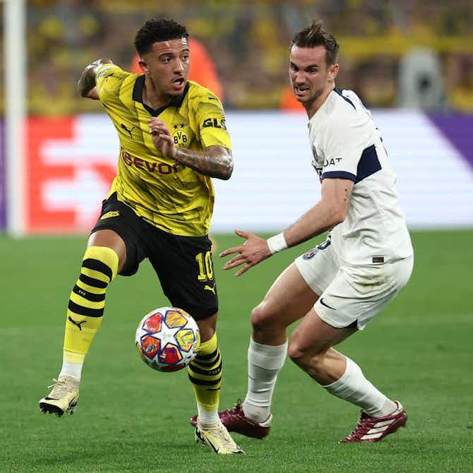 Preview image for Dortmund 1-0 PSG: Jadon Sancho outshines Kylian Mbappe in Champions League thriller