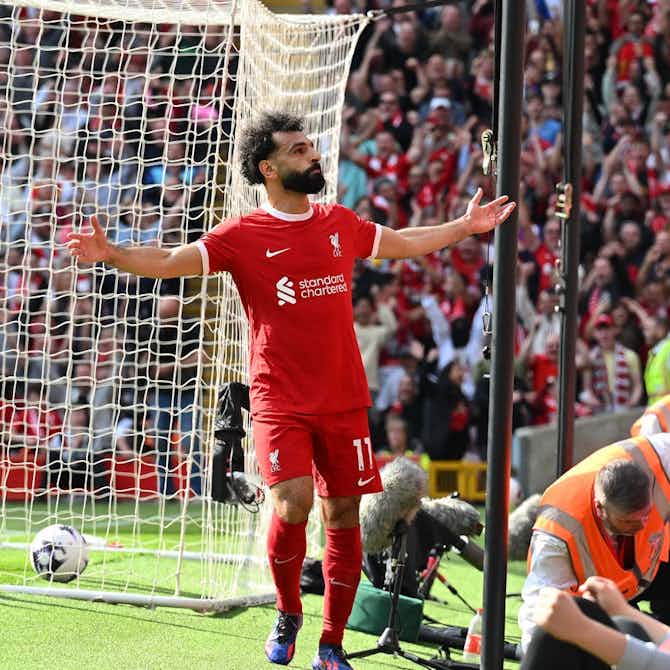 Preview image for Jurgen Klopp hails 'outstanding' Mohamed Salah after returning to form for Liverpool