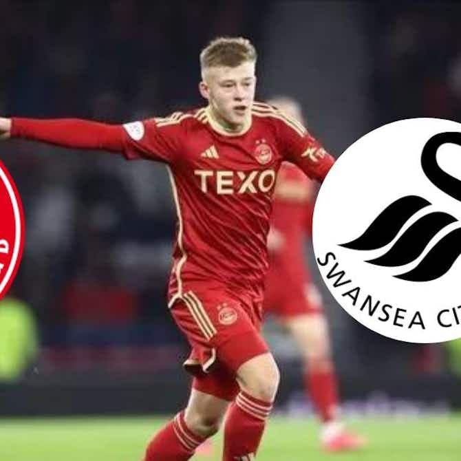 Preview image for Swansea City plotting Aberdeen transfer pursuit as Serie A duo circle