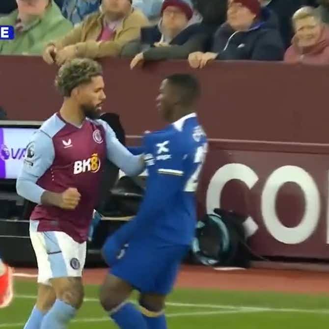 Imagen de vista previa para (VIDEO) Aston Villa Vs. Chelsea: El tenso cruce entre Moisés Caicedo y Douglas Luiz