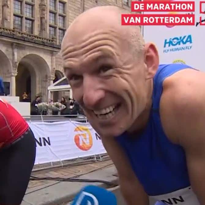 Imagem de visualização para Uma vez atleta, sempre atleta: Robben corre a Maratona de Roterdã em menos de três horas