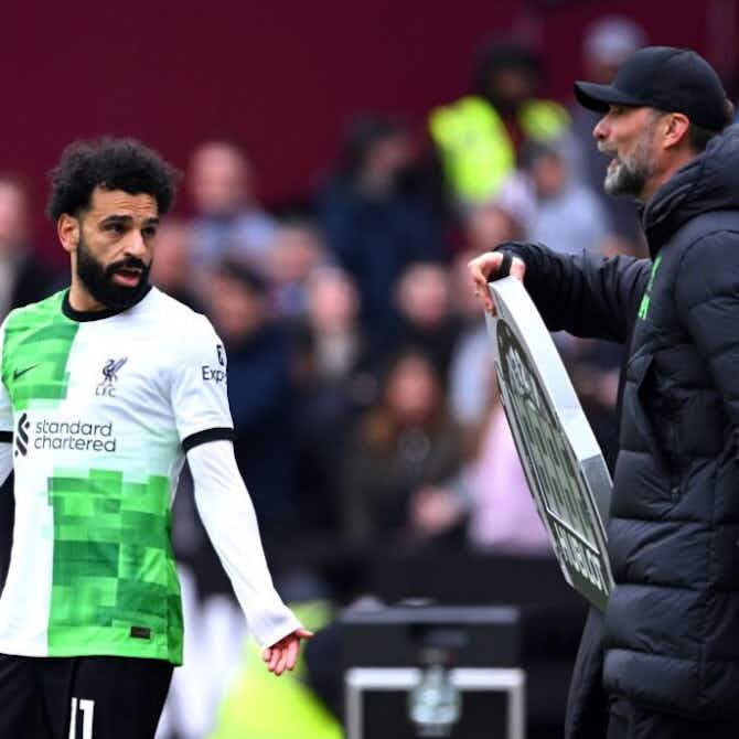 Preview image for 📸 Tempers flare: Salah and Jürgen Klopp have to be separated on touchline