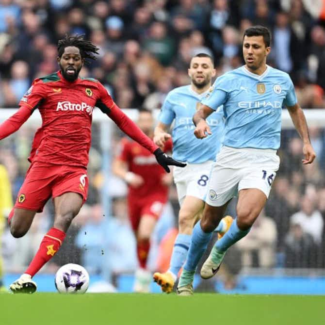 Preview image for 🔴 LIVE: Man City lead Wolves; Forest win; Arsenal thump Bournemouth