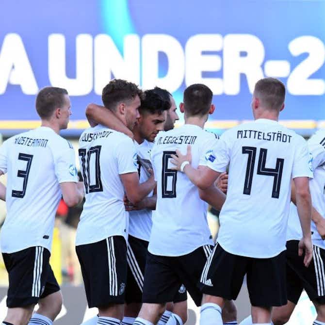 Vorschaubild für Waldschmidt und Amiri schießen Deutschland ins Finale der U21-EM