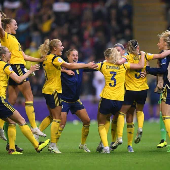 Vorschaubild für Last-Minute-Tor: Schweden gewinnt in der 92. Minute gegen Belgien