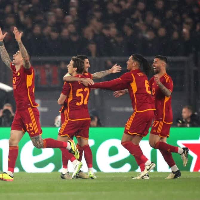 Anteprima immagine per 🔴 Roma-Milan 2-0: ancora Mancini, poi la magia di Dybala! Ma Lukaku va ko