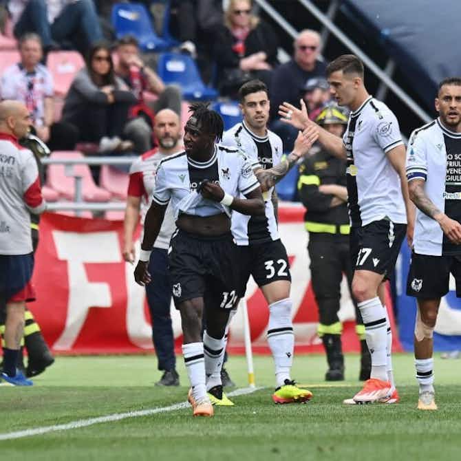 Anteprima immagine per 💥 L'Udinese ferma il Bologna: Payero-gol, Saelemaekers ci prova ma è 1-1