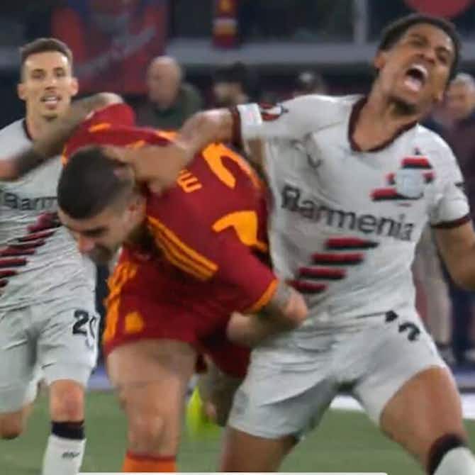Anteprima immagine per 🔴 Roma-Bayer 0-1 | Adli, schiaffo a Mancini: manca un rosso?
