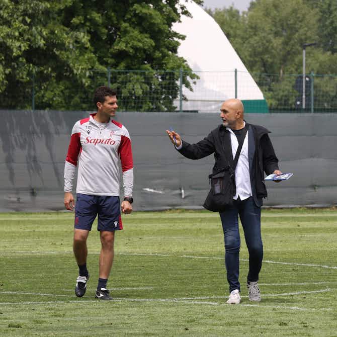 Preview image for Luciano Spalletti visits us in training