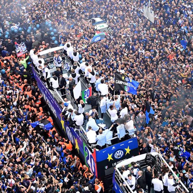Anteprima immagine per Mucca imbrattata alla festa Scudetto dell’Inter: l’Oipa denuncia