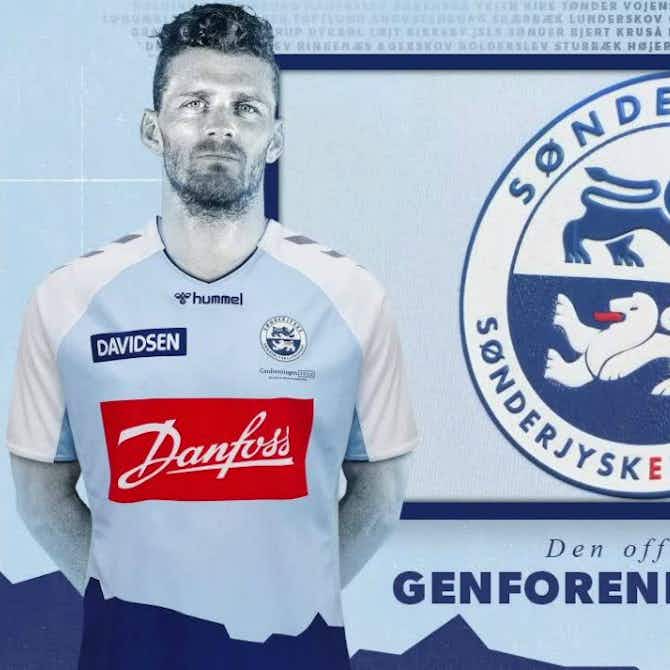 Imagen de vista previa para 🇩🇰 El SønderjyskE celebra el retorno del fútbol danés con su camiseta 2020-21