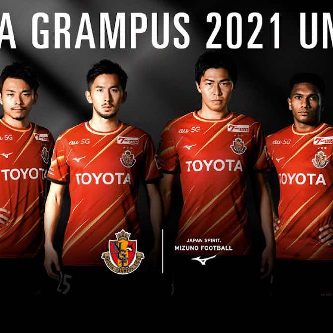 Imagen de vista previa para 🇯🇵 J1 League: La camiseta 2021 del Nagoya Grampus es un rayo de sol