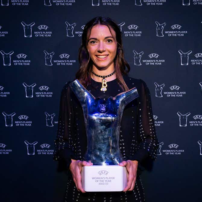 Image d'aperçu pour Trophées UEFA : Aitana Bonmati et Sarina Wiegman récompensées