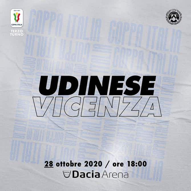 Imagen de vista previa para Udinese vs Vicenza en vivo online por la Copa de Italia