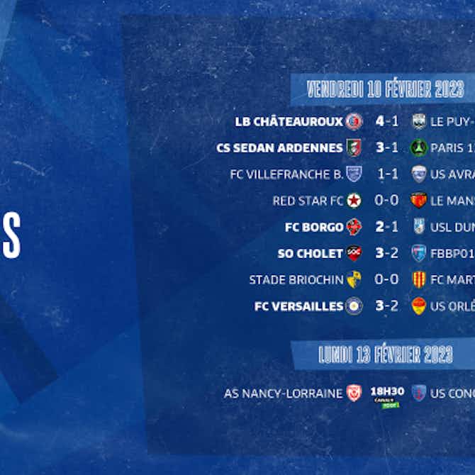 Imagen de vista previa para FC Versailles aprovechó las malas operaciones de Le Puy y Red Star para recuperar el primer puesto