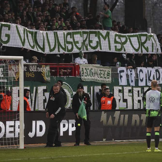 Preview image for Tennis balls stop play but protests at Union Berlin show that German football is reaching a deciding set