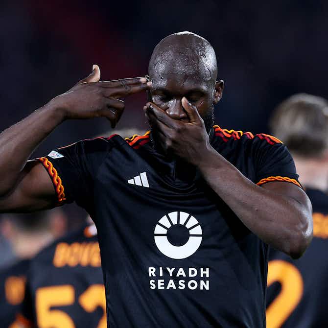 Preview image for Romelu Lukaku after Europa League draw v Feyenoord: “I’m only focused on Roma, no point talking about the future”
