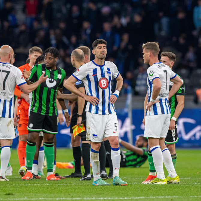 Vorschaubild für "Ist uns schon öfter passiert": Hertha verpasst Sieg spät