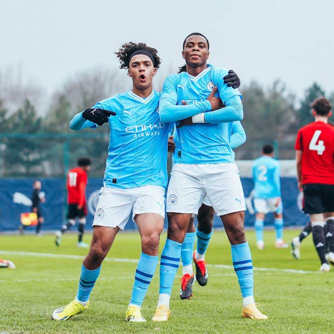 Preview image for Alfa-Ruprecht double helps City U18s beat United in the Manchester derby