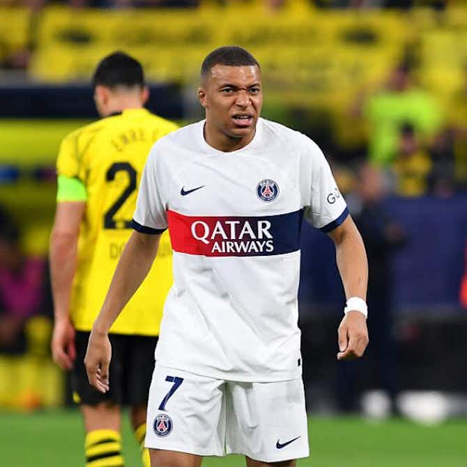 Image d'aperçu pour Dortmund/PSG – Les notes des Parisiens : Mbappé et Nuno Mendes sombrent, Marquinhos agacé !