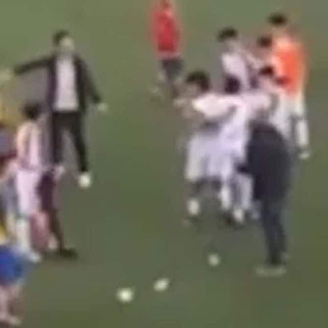 Imagen de vista previa para ¡Vergonzoso! Brutal pelea en la categoría Sub 17 del fútbol italiano