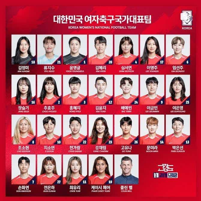 Imagen de vista previa para Las 23 guerreras surcoreanas que disputarán la copa del mundo