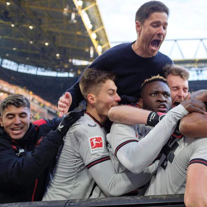 Imagen de vista previa para Leverkusen sigue invicto y de fiesta