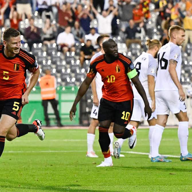 Imagen de vista previa para Bélgica aplastó a Estonia y quedó al borde de la Eurocopa 2024