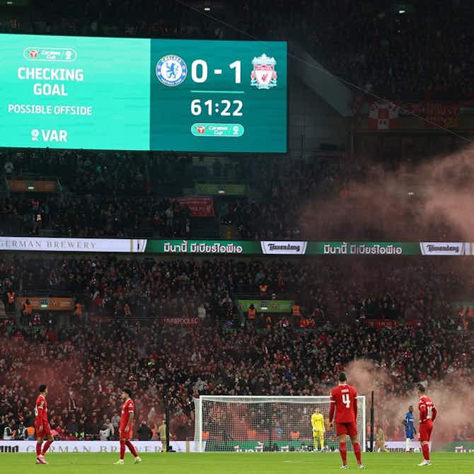 Imagen de vista previa para Otra vez el VAR: gol anulado a Liverpool por fuera de juego “de interpretación”