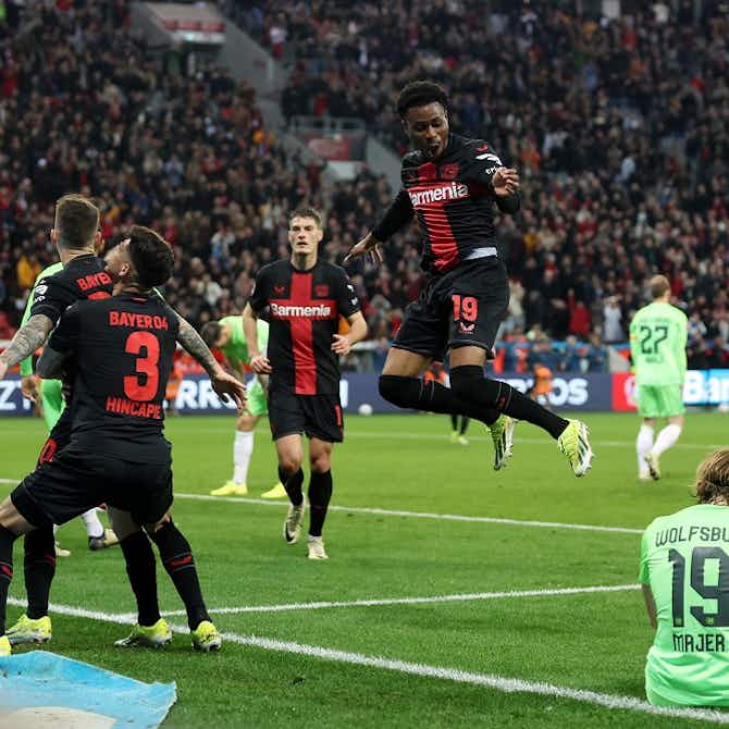 Imagen de vista previa para ¡A lo Redondo! Autopase de taco de Grimaldo y gol de Tella para el Bayer Leverkusen