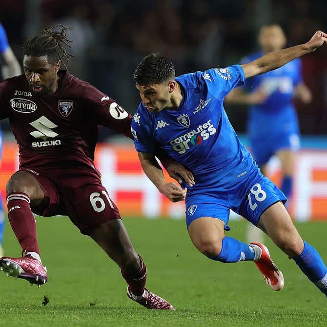Imagen de vista previa para Empoli se despegó del descenso en Serie A y privó a Torino de ir a puestos internacionales