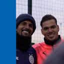 Preview image for Bahia and Man City players meet during a training session in England