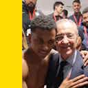 Preview image for Florentino Pérez meets Vini Jr, Rodrygo and Endrick in Brazil's locker room