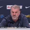 Preview image for Postecoglou sees Tottenham 'way off' ideal but highlights competitive spirit