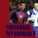 Vorschaubild für Throwback: Pep Guardiola schweißt einen Freistoß ein
