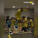 Imagem de visualização para Jogadores do Villarreal fazem grande festa no vestiário após classificação na Champions