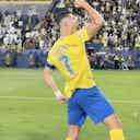Preview image for Al-Nassr’s players celebrate after beating Al-Khaleej