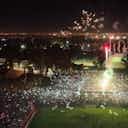 Vorschaubild für Amazing night atmosphere and fireworks show at Newell's stadium
