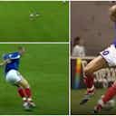 Preview image for Zinedine Zidane's filthy first touch vs Denmark in 2001