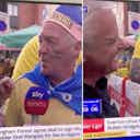 Preview image for Euro 2022: Scottish fan rumbled on live TV before England 4-0 Sweden