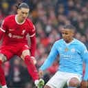 Pratinjau gambar untuk Yang Tersisa dari Liverpool vs Manchester City: Darwin Nunez Paling Sering Offside