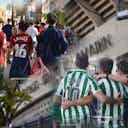 Imagen de vista previa para FOTOGALERÍA | La previa de las aficiones del Real Betis Balompié y Sevilla FC (1-1)