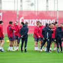 Imagen de vista previa para Una novedad destacada en el entrenamiento del Sevilla FC