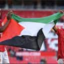 Preview image for Photo: Bizarre behaviour from Israel star Eran Zahavi as he edits photo of Paul Pogba with Palestine flag